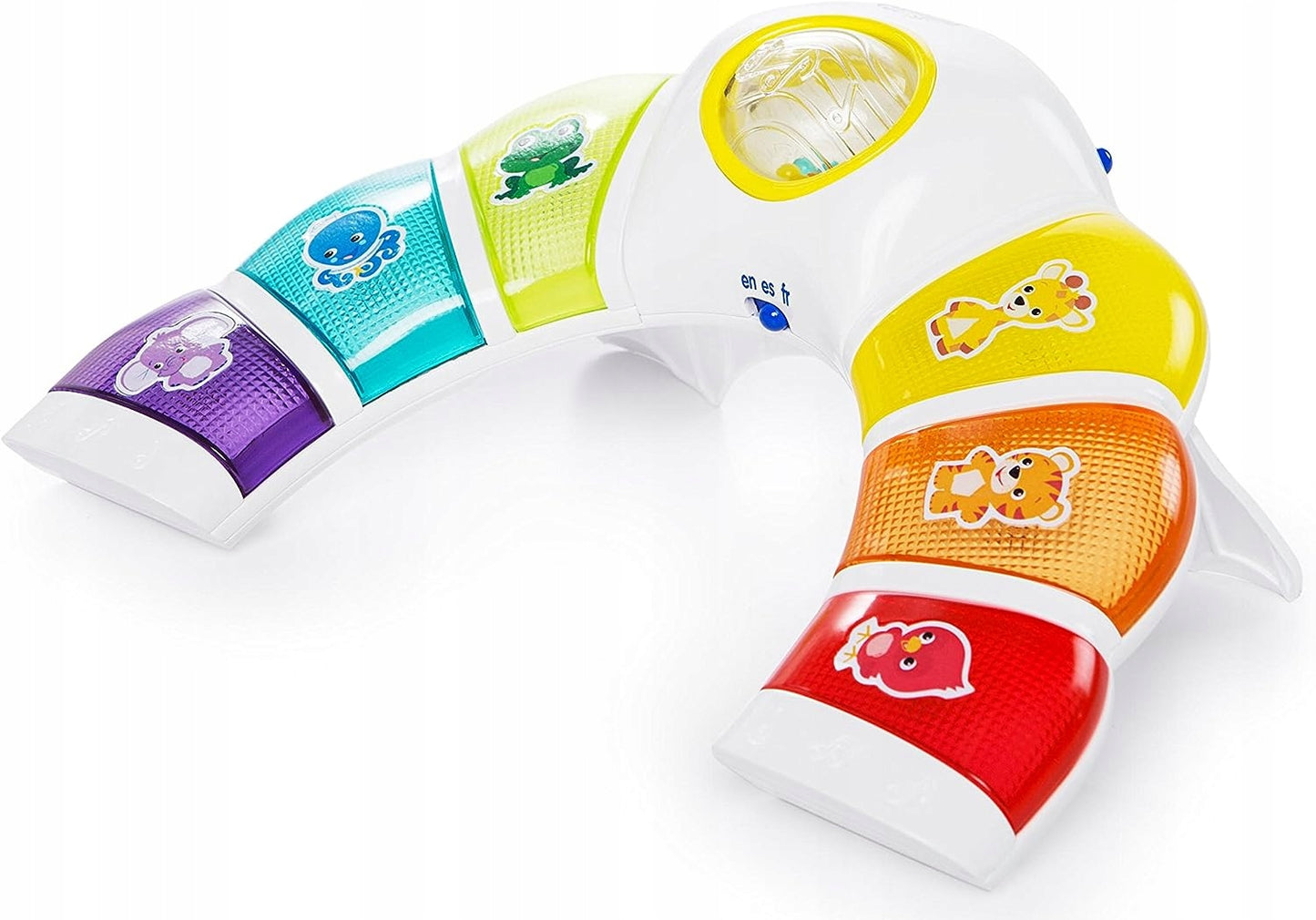 BABY EINSTEIN panel świetlny z grzechotką, melodiami i słowami w 3 językach