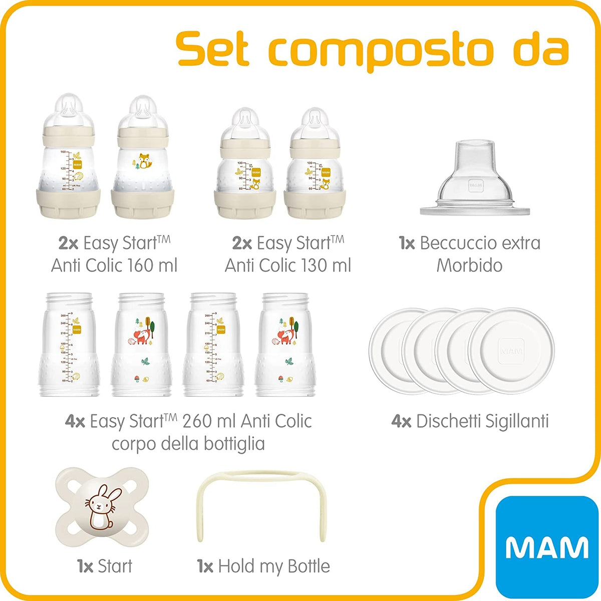 MAM štartovacia súprava Easy Start Anti-Colic XXL 11-dielna