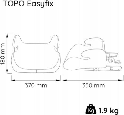 NANIA eASYFIX autosedačka – podsedák, skupina III / 22-36kg
