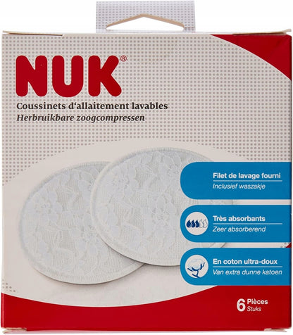 NUK opakovane použiteľné dojčiace vložky 6 ks