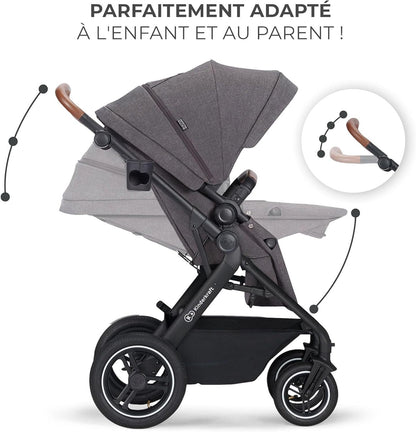 KINDERKRAFT B-TOUR 3v1 multifunkčný kočík do 22kg + autosedačka MINK PRO