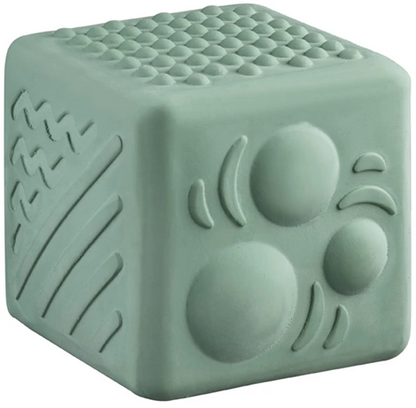 VULLI Cube gumená kocka s textúrami na hranie 7,3 cm ŽIRAFA SOPHIE