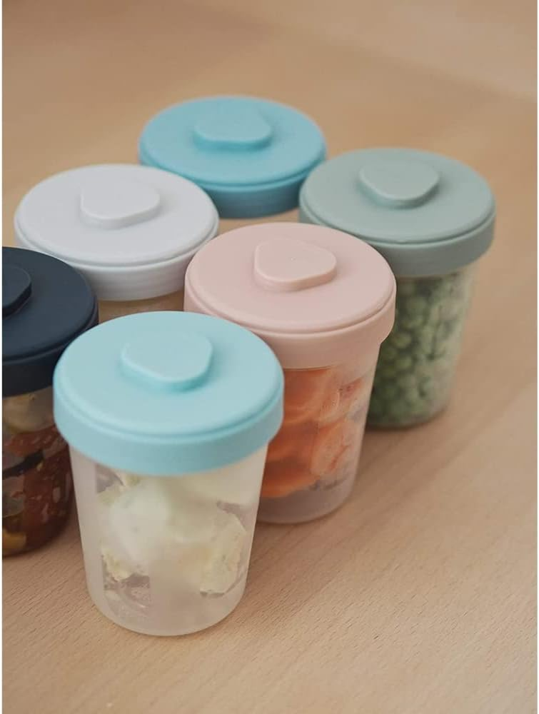 BEABA nádoby na jedlo 2x90 ml, 4x150 ml, 6x250 ml a lyžička