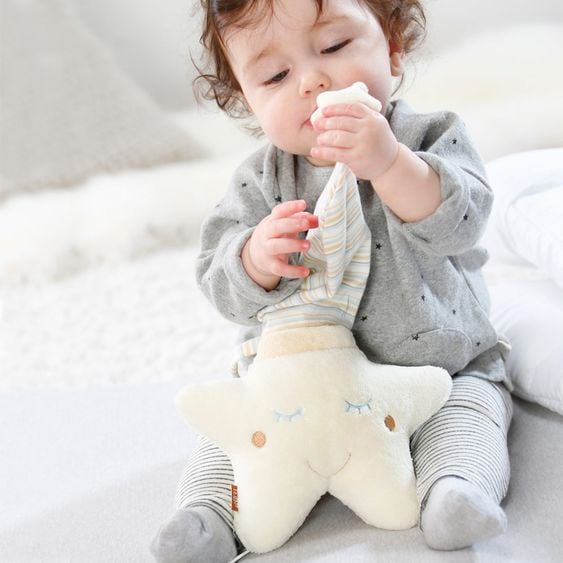 Fehn BabyLOVE hviezdička s hracím strojčekom 22 cm