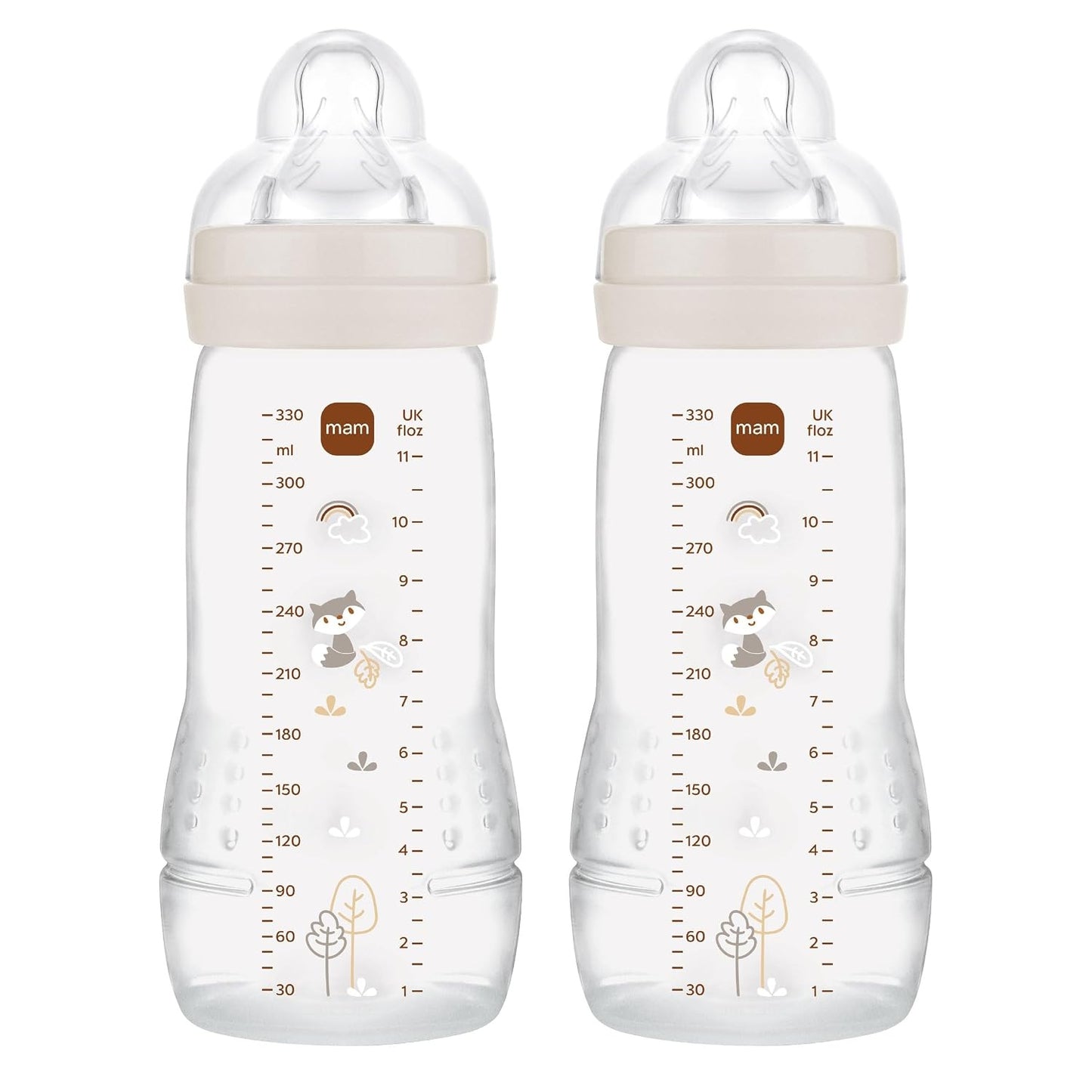 MAM Easy Active set de biberoane 2x 330 ml 4 m+ tetină 2 LIS