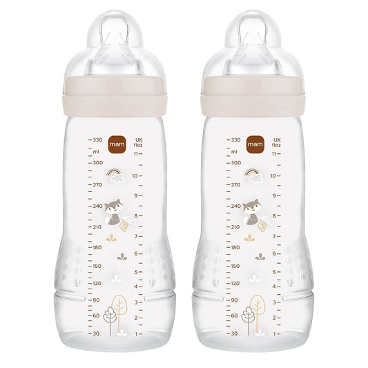 MAM Easy Active súprava fliaš 2 × 330 ml 4 m+ cumlík 2 LIS