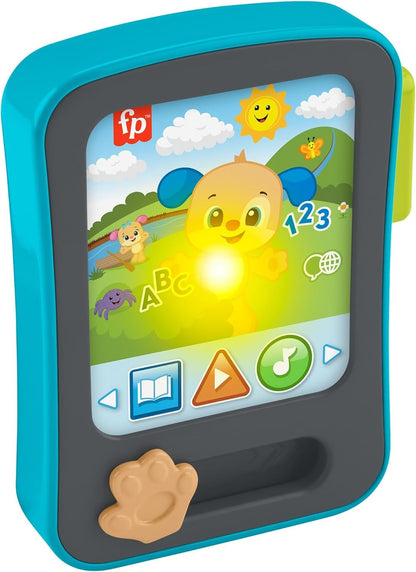 FISHER-PRICE JFK28 rozprávková čítačka Szczeniaczka Uczniaczka v 3 jazykoch
