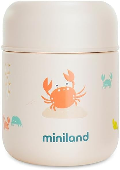 MINILAND Food Thermy Mini oceľová termoska na jedlo 280 ml KRAB