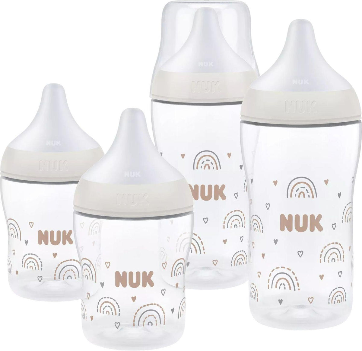 NUK Perfect Match Rainbow starter bottle set 150 / 260 ml 3m+