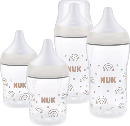 NUK Perfect Match Rainbow štartovacia súprava fliaš 150 / 260 ml 3 m+