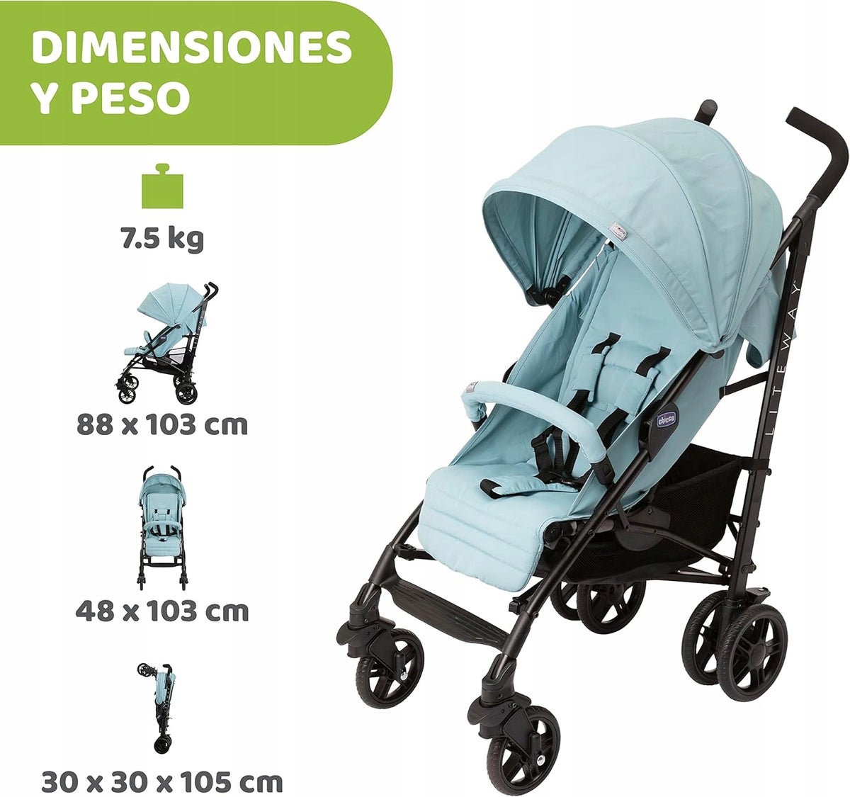 CHICCO LITEWAY športový kočík do 22 kg