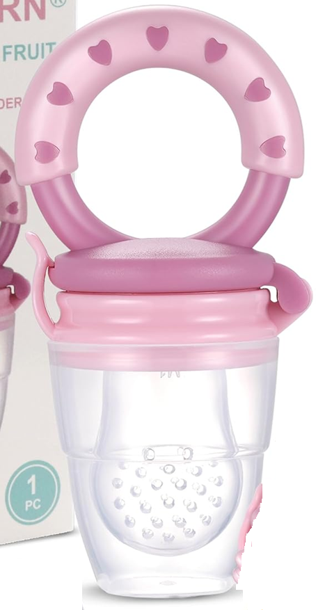 BEBI BORN gryzak podajnik na owoce dla dzieci 3-24m 3 ustniki