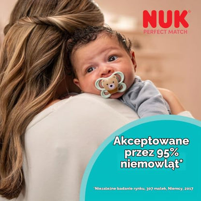 NUK Perfect Match Air pacifiers 0-6m x2
