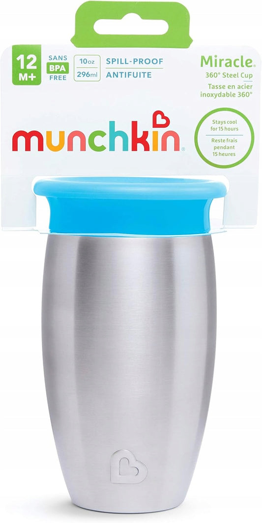 MUNCHKIN Miracle tazza 360 6m+ 296ml acciaio inox