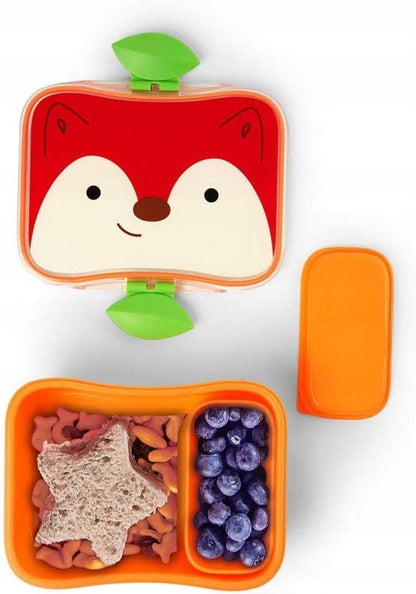 SKIP HOP Zoo Lunch Kit - Líška desiatový box + dóza na desiatu 700 ml