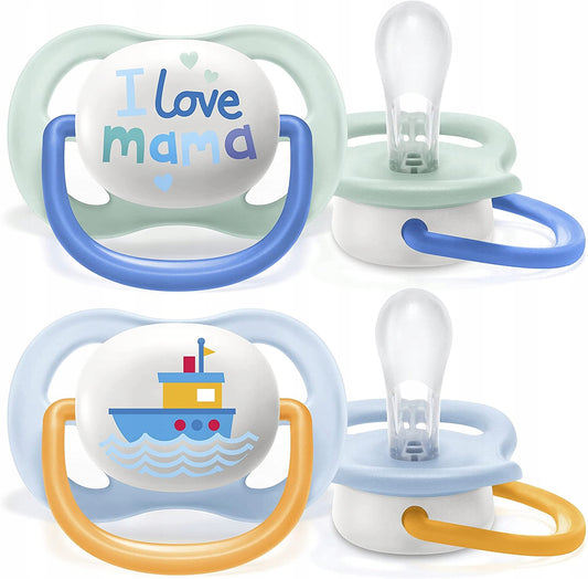 PHILIPS AVENT Ultra Air Happy πιπίλες x 2 0-6 μηνών