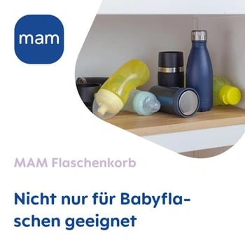 MAM Flaschenkorb biely košík na odkladanie fliaš