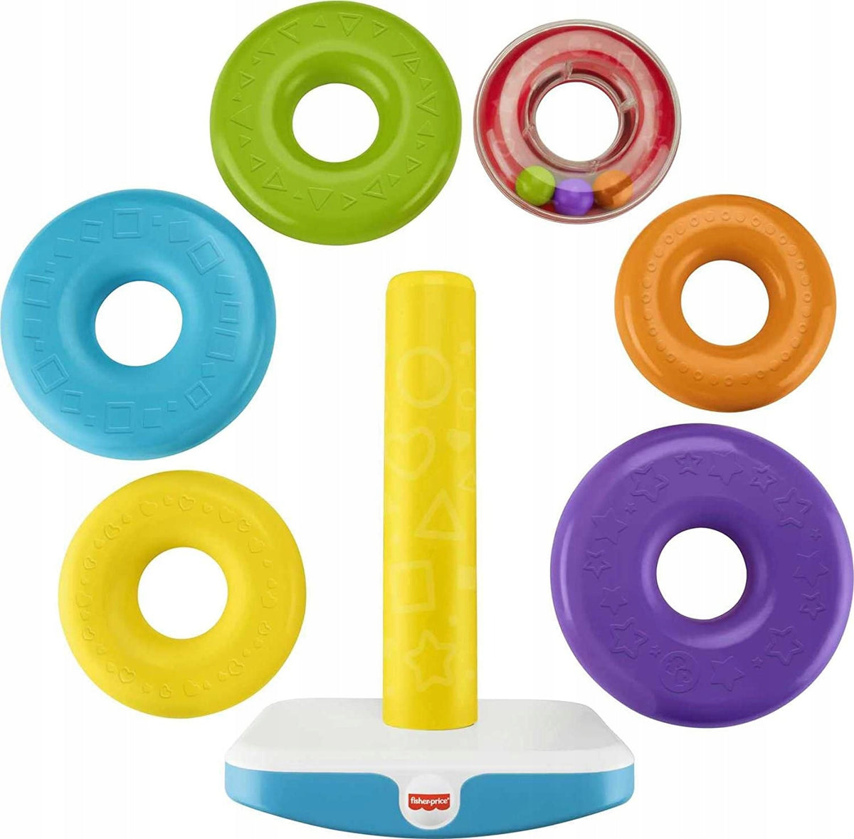FISHER-PRICE giga pyramída z krúžkov