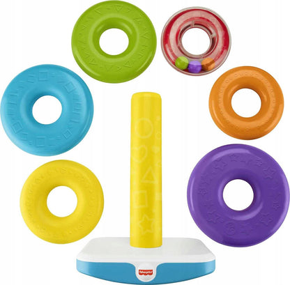 FISHER-PRICE giga pyramída z krúžkov