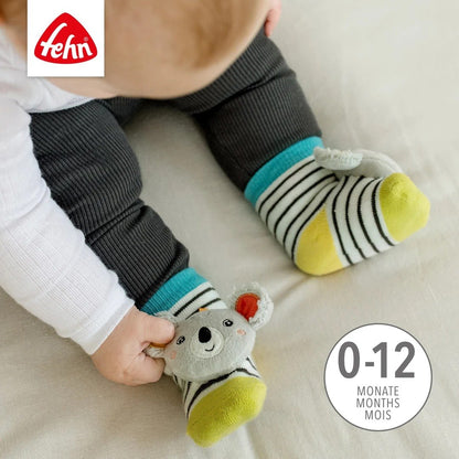 Fehn Koala skarpetki z grzechotką