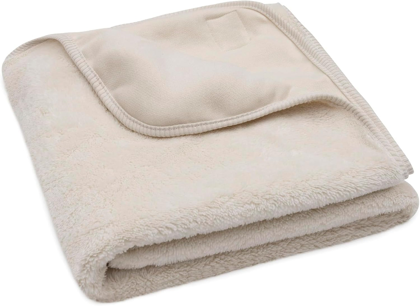 JOLLEIN Basic deka Jersey/Sherpa 75x100 cm ovsená bežová