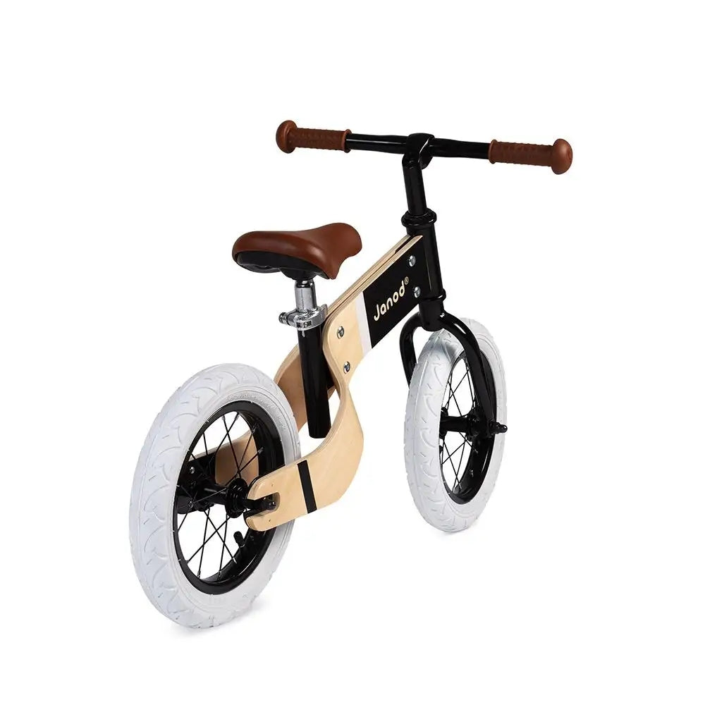 JANOD Bikloon Deluxe drevené odrážadlo 12" sedlo 40-46 cm