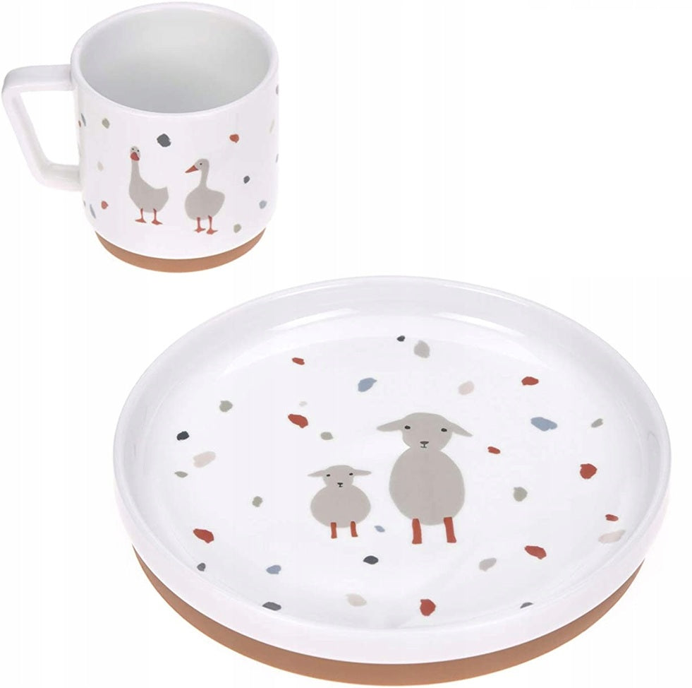LASSIG Tiny Farmer súprava porcelánového riadu