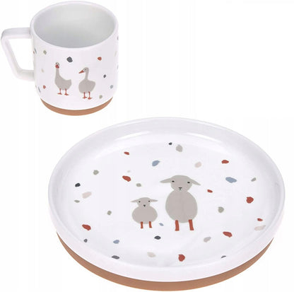 LASSIG Tiny Farmer súprava porcelánového riadu