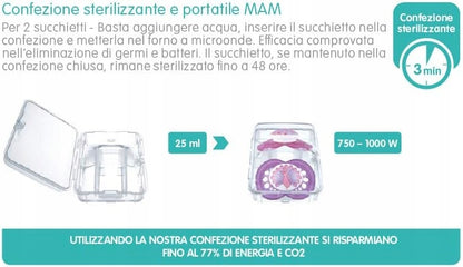 MAM ORIGINAL NIGHT orthodontic pacifiers