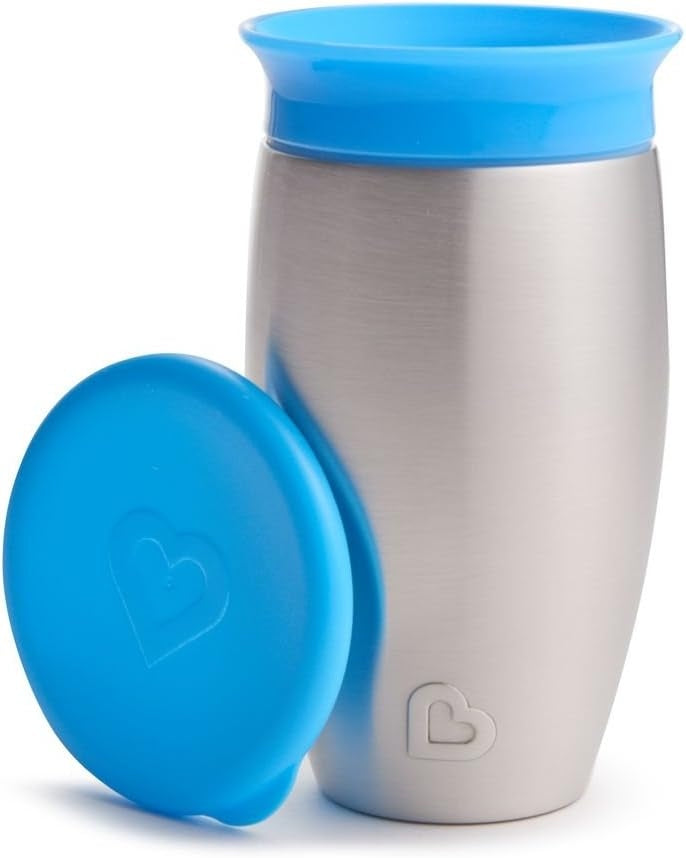 MUNCHKIN Miracle pohárik 360 6m+ 296 ml nerezová oceľ