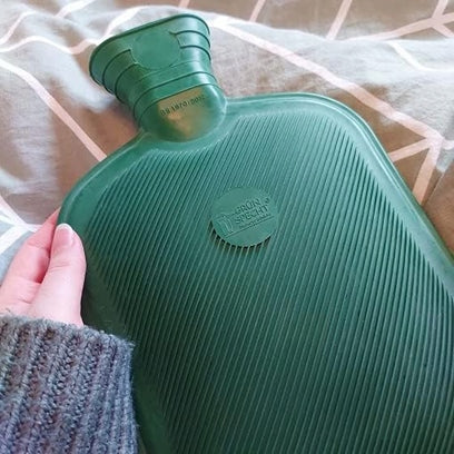 GRUNSPECHT gumený termofor na vodu 2 litre 20 x 36 cm
