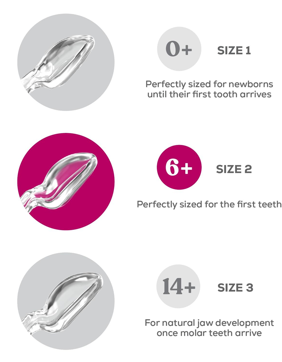 DENTISTAR успокояващ силиконов биберон 2x  6-14msc