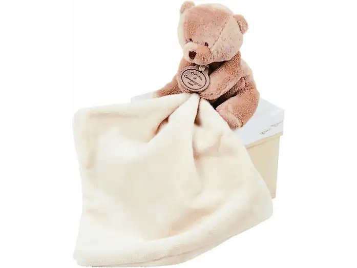 DOUDOU ET COMPAGNIE mojkáčik 10 cm MEDVEDÍK