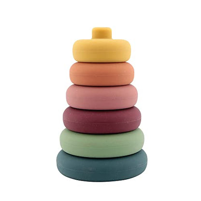 Nuby wieża silikonowa do układania 6+