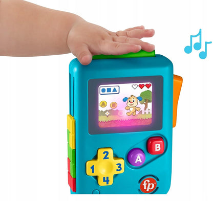 FISHER-PRICE Lil Gamer interaktywna konsola retro J.NIEMIECKI