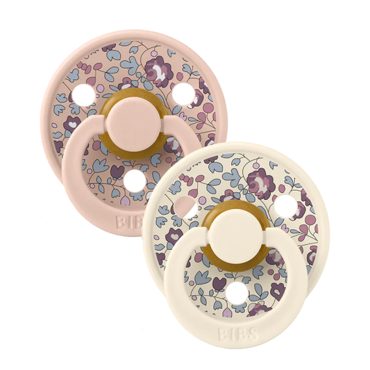BIBS Eloise Blush Mix okrúhle cumlíky x2 6 18m
