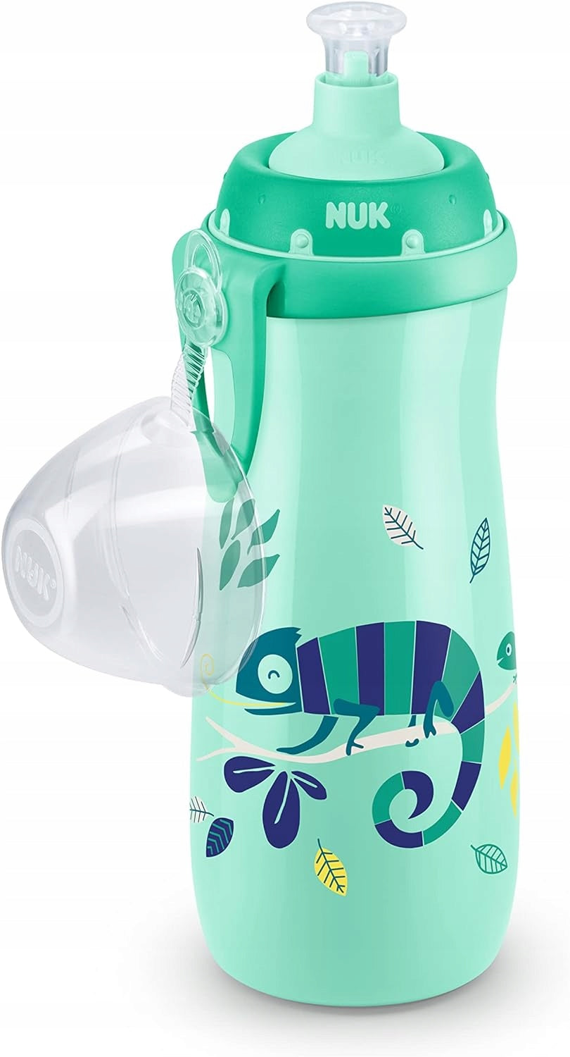 NUK Sports Cup FĽAŠA 24 m+ náustok push-pull 450 ml EFEKT CHAMELÓNA