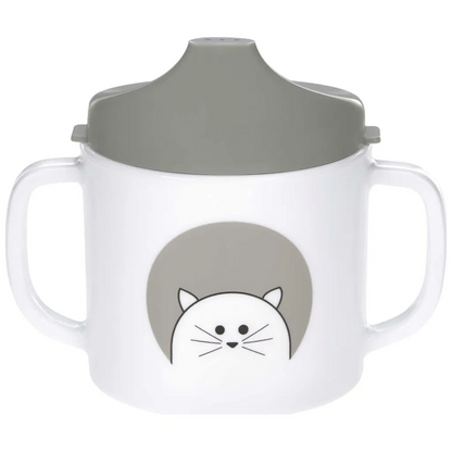 LASSIG Sippy Cup Little Chums Cat pohár s náustkom 150 ml 6 m+