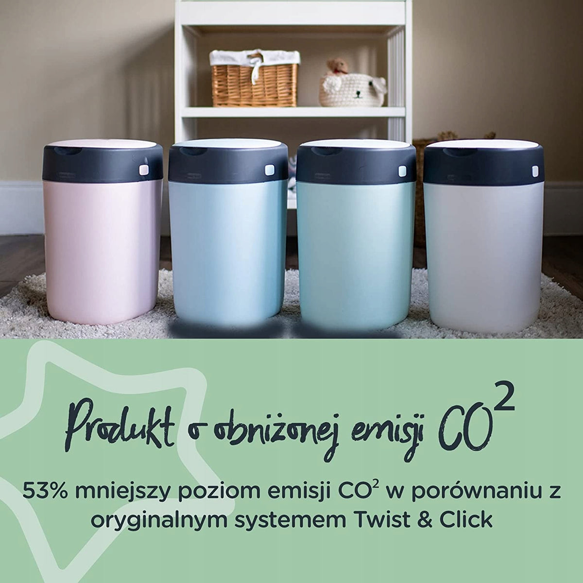 TOMMEE TIPPEE Twist&Click diaper disposal bin
