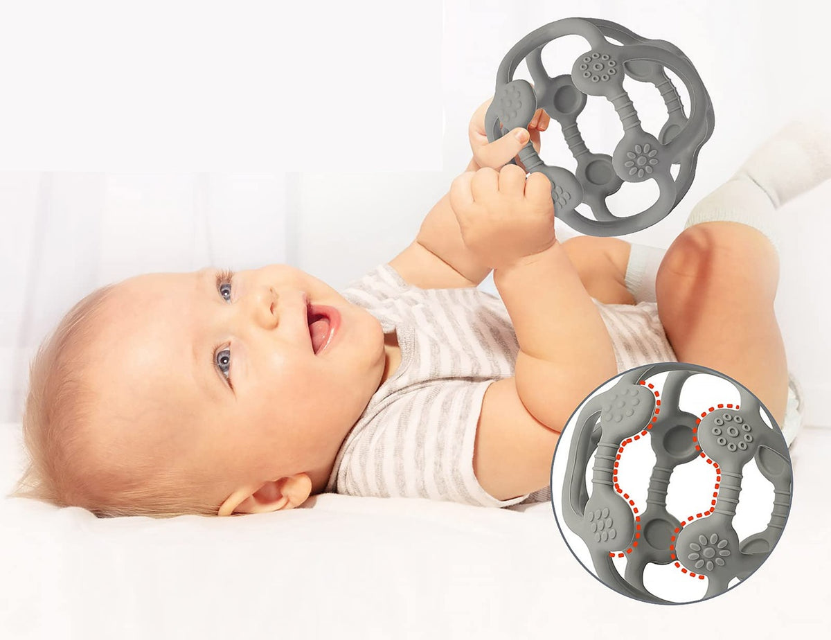 MCGMITT Teether Ball mordedor de silicone 10 cm