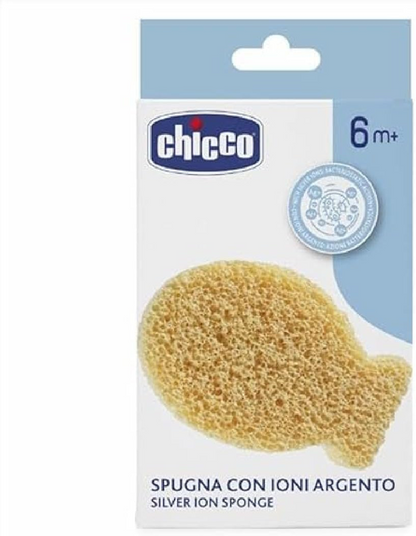 CHICCO špongia s iónmi striebra pre deti 6 m+