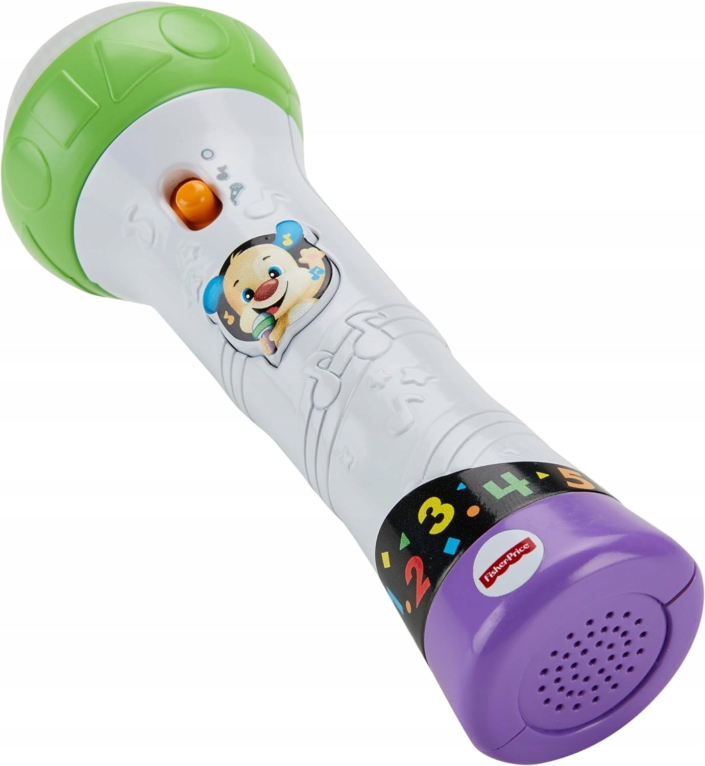 FISHER-PRICE FBP32 interaktívny mikrofón pre deti NEMECKÝ JAZYK