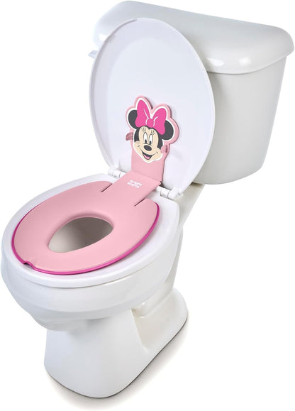 BRIGHT STARTS Flip & Sit Toilettensitzauflage ab 18 Monaten, 23 kg, DISNEY MINNIE