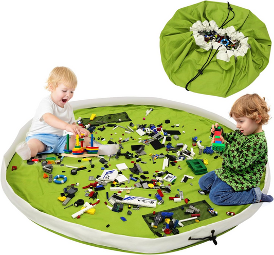 BELLESTYLE tapis de jeu sac de rangement pour jouets 150cm
