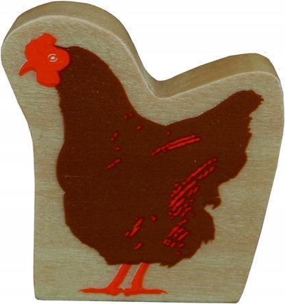 ROBA drevený dvorček a 6 zvieratiek FARMA 30,5 x 37 x 31,5 cm