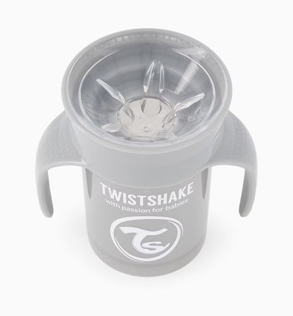 TWISTSHAKE nevytekajúci pohár 360 stupňov 230 ml 6 m+