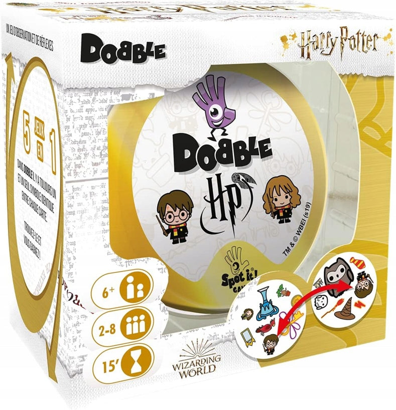 ZYGOMATIC Dobble 55 kariet + kovová škatuľka HARRY POTTER