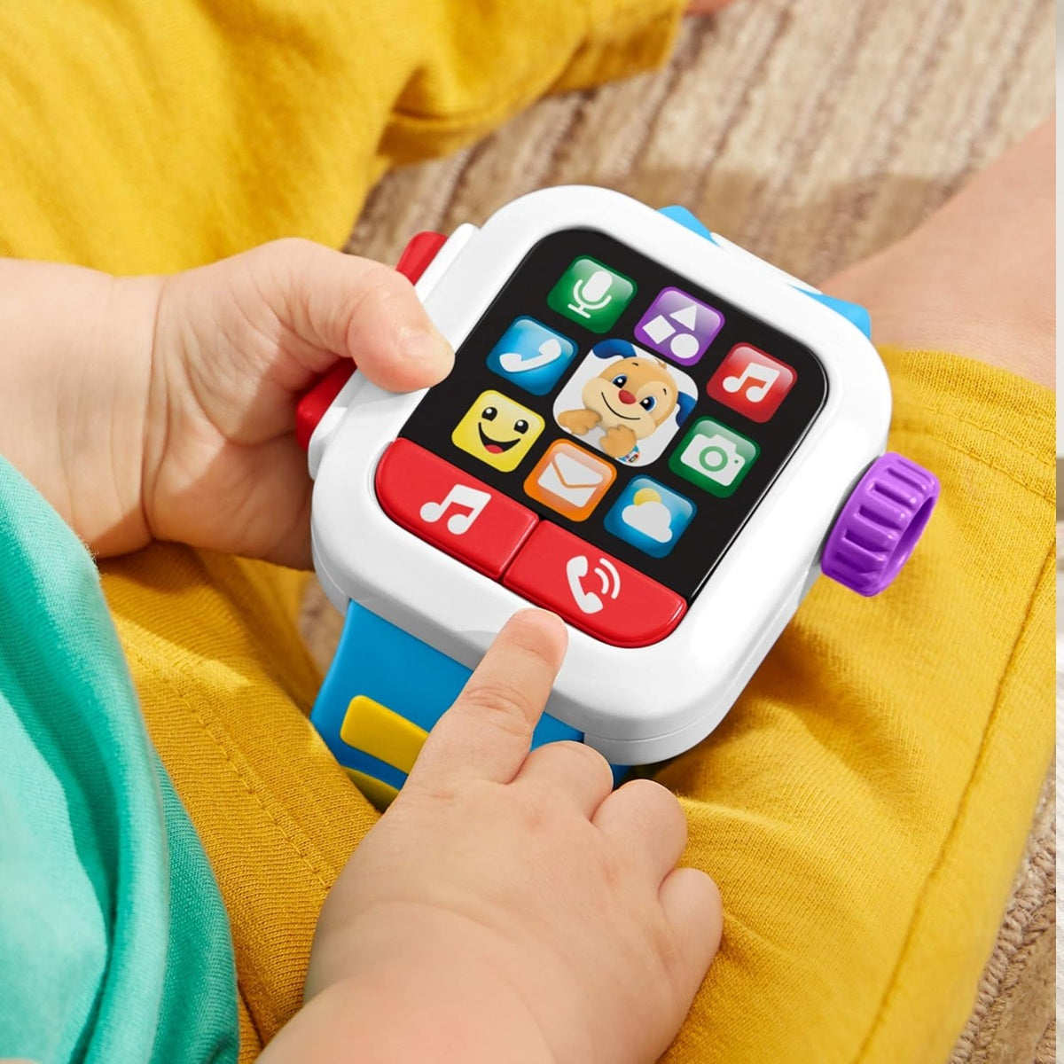 FISHER-PRICE interaktívne Smart Watch 8,5 x 12 cm, španielsky jazyk