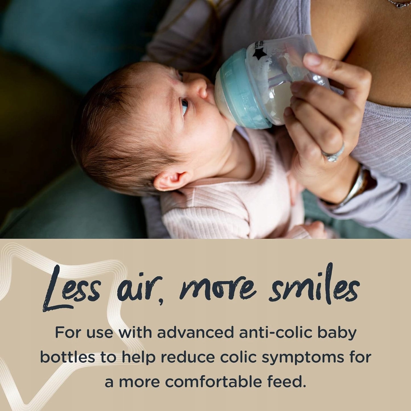 TOMMEE TIPPEE cumlíky ADVANCED ANTI-COLIC 3 mes. + x2