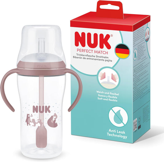 NUK Perfect Match pohár so slamkou 260 ml 8m+